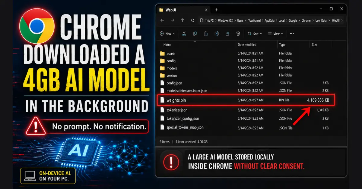 You are currently viewing Chrome’s 4GB AI Model: Useful Feature or Hidden Download?